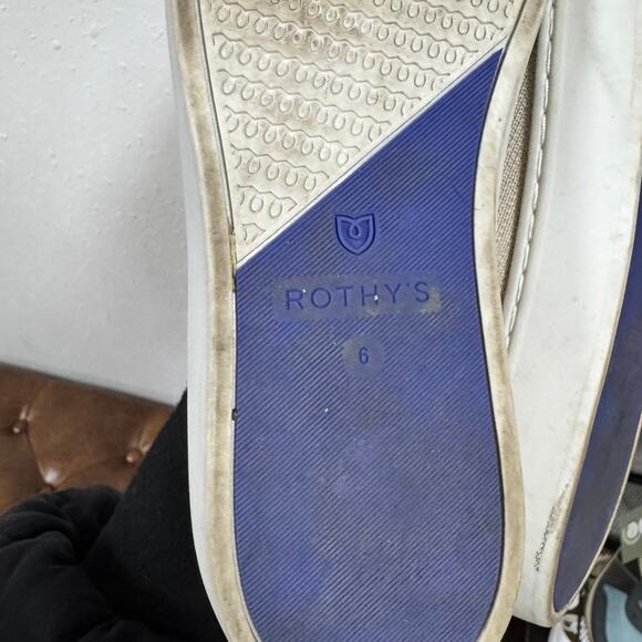 Rothy's The Original Slip On Sneaker in Antique White - Picture 4 of 4